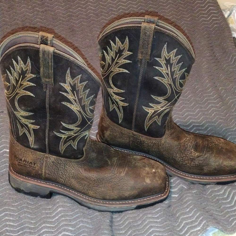 Ariat Work Hog Waterproof Composite Toe Work Boots Size 13